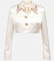 [Miss Sohee] Miss Sohee Bridal embellished silk jacket and top set AU 6 white