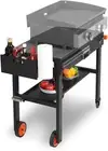 Eutrkei Grill Table for Blackstone Griddle, Portable Griddle Table with Caddy...
