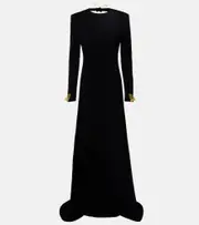 [Oscar de la Renta] Oscar de la Renta Open-back gown AU 12 black