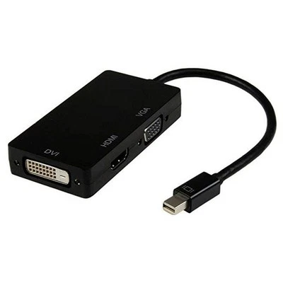 O-8ware 3 in1 Thunderbolt Mini DisplayPort to HDMI DVI VGA Hub Adapter Converter