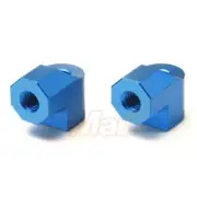 Tamiya Aluminum Motor Mount Posts 2pcs Blue For 1/10 RC 4WD TA07 Chassis #54725