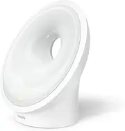 Philips Sleep & Wake-up Light, Coloured Sunrise Simulation, 25 Light Levels, Multiple Tones and Music, Midnight Light, Relaxation and Breathing Function (Model HF3651/01)