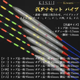 【JP】現貨 日本 希粋 きわみ 浅ダナセット イプ 空心尾 鯽魚浮標 孔雀羽浮標  孔雀浮標 土鯽魚  竿掛  .