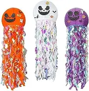 Halloween Decorations Decorative Round Paper Lantern Set Hanging Party Decorations for Fall Thanks Giving Pumpkin Birthday Party Home Decor Halloween Fall Harvest Birthday Party Home