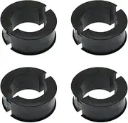 Maxmoral 4pcs Bicycle Handlebar Rubber Gasket 22.2 mm to 31.8 mm Bike Handlebar Shim Spacer for Mountain Bikes, Road Bikes Handlebar Gasket Adapter