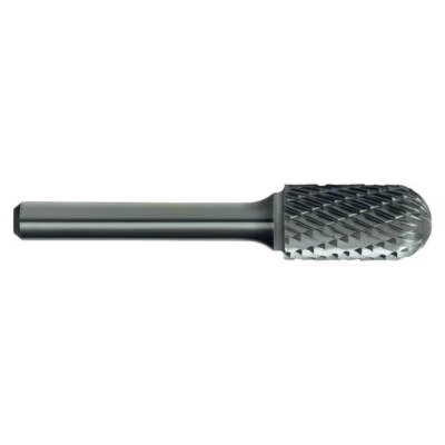 Sutton B201SC600 5/8 x 1 x 1/4 Shank Carbide Burr Cylindrical Radius End