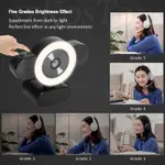 HD 2K WEBCAM WITH AUTOFOCUS 3-COLOR RING LIGHT WEB CAMERA WI