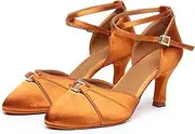 [HOBTEC] Women's Ballroom Latin Dance Shoes Salsa Tango Waltz Performance Dancing Shoes