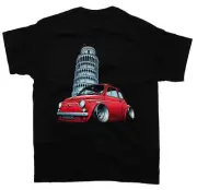 Fiat 500 Vintage T-Shirt - Unisex Car Enthusiast Retro Tee