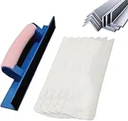 Sanding Tools | Hand Sander Block - Handheld Gadget with 50 Sheets Sandpaper Set for Beginners Crafting Art Work Furniture Wall Home