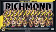 Richmond tigers team player poster, AFL football,pies,dogs,crows ,swans,books