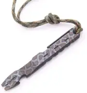 Solid Titanium EDC Crowbar Pry Bar Opener Tactical Survival Pocket Multi Tools