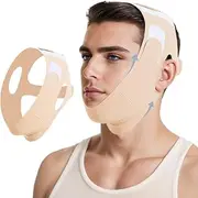 GGUFAY V Line Mask Face Brace - Double Chin and Saggy Face Skin - V-shaped Slimming Mask, Double Chin Reducer