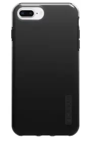 Incipio DualPro Pure iPhone 8+/7+/ 6s + /6+ Black Case with 2-Layer Construction