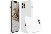 iPhone 12 Promax Liquid Silicone Case Vintage White