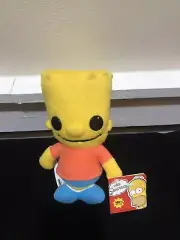 2011 Funko Plushies Bart Simpson The Simpsons. Doll Plush Stuffed 9". With Tags!