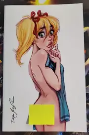 Manga Mandy Sketch Card Artbook Dean Yeagle Variant Limited to 25 copies! Mint!
