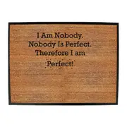 Sailing Nobody Is Perfect - Funny Novelty Doormat Man Cave Floor mat