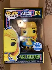 Alice (Curstying) Black Light Funko Pop Alice In Wonderland Funko Shop Exclusive
