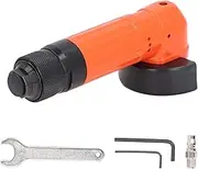 Small Angle Grinder Tool 2in Cordless Air Pneumatic Polisher Grinding Machine Tool for Metal Wood Furniture Automotive Detail Treatment