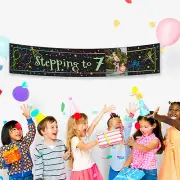 Personalised Congratulations Graduation Birthday Fabric Party Banner Decoration