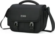 G-raphy Camera Bag Crossbody Small Camera Case for SLR DSLR - Black