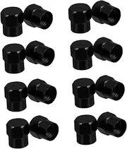 HEALEEP 16pcs Caps Durable Air Seal Covers for Tire Valve Stems Easy Installation Prevents Leakage Dirt Damage for Cars Motorcycles