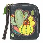 Chala Zip Around Wallet Wristlet Cactus NWT