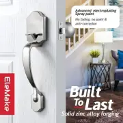 NWT ~ Voltstorm Front Entry Stainless Steel Handle Lock Set with Door Knob