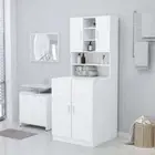 Storage Cupboard For Washing Machine Modern Bathroom Laundry Cabinet Furniture