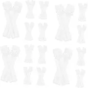 Ipetboom 50pcs Mini Glass Bottles Refillable Travel Containers Leak Portable for Fragrance The Go for Office Night