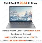 Lenovo ThinkBook X 2024 AI Laptop Ultra 9 185H/5 125H 16G/32G+1T/2TB SSD 13.5" 2.8K 500nits TouchScreen Computer Notebook New PC Ultra 5 16G 1TB
