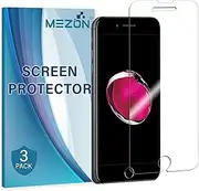 MEZON [3 Pack] Ultra Clear Screen Protector Film for Apple iPhone SE 2022/2020 / 8/7 / 6S / 6 – Case Friendly, Shock Absorption (iPhone SE 2020, Clear)