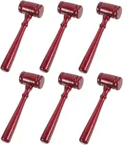 OFFSCH Lawyer Gavel Toy Mini Auction Hammer Small Judge Gavel Wooden for Boys and Girls Great for Courtroom Role Play and Educational Fun