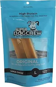 Super Himalayan Dog Chew-All Natural Hard Cheese Himalayan Dog Yak Treats-Long Lasting Dog Chews,Made from Milk,Large Pack of 2,for Most Dogs 15-25 KG