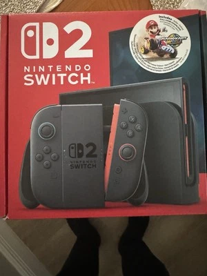 Nintendo Switch 2 Console + Mario Kart World Bundle! NEW In Hand! Ready To Ship!