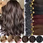 1G NANO RING 100% Russian Real Human Hair Extensions Micro Beads Loop Thick RemI