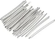 uxcell Electric Guitar Fret Wire Guitar Fretboard 22 Fret 2.2mm Silver Tone for Guitar Fingerboard Replacement, Pack of 44