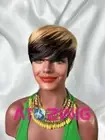 Short Pixie Cut Wigs with Bangs Natural Straight Hair Human Hair Wigs for Women