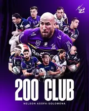 MELBOURNE STORM NRL RUGBY CHAMPION TEAM PLAYER LEGEND POSTER,, BARGAIN,1