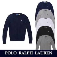 在飛比找momo購物網優惠-【RALPH LAUREN】RL POLO 經典圓領刺繡小馬