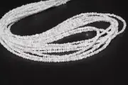 8 inch Loose Uncut White Raw Rough Diamond Beads for Natural Jewelry Diamond.