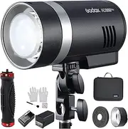 Godox AD300Pro Flash Light 300Ws Outdoor Flash 2.4G Wireless 5600K TTL 1 / 8000s HSS 0.01~1.5s Recycle Time 320 Full Flash 2600mAh Battery for Canon Nikon Sony Fuji Panasonic Pentax Olympus Camera