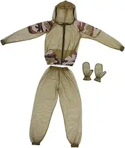 FOMIYES Clothing Net Suit Summer Accessories Beekeeping Suit Outdoor Suit Summer Clothing Home Beekeeping Glove Bee Suits Beekeeping Pants Household Gloves Army Green Mesh