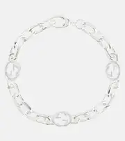 [Gucci] Gucci Interlocking G sterling silver bracelet CM 16 silver
