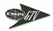 Die Cast "Empi GTV" Logos Emblem, Each, VW Bug, Beetle, EMPI 6456 TWO Unit