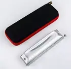 Easttop Romance 16 Professional Chromatic Harmonica in C w/ Zippered Case