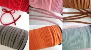 10 yd Genuine Leather 6mm Flat Suede Cord Trim/Beading Thread Red/Pink/Blue T179