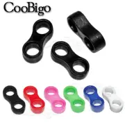 4mm Hole Cord Lock Stopper Connector Plastic Rope Ends Slider Clip Paracord Kits