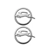 1963 Chevy Impala Rear Quarter Emblem - Pair New Trim Parts!